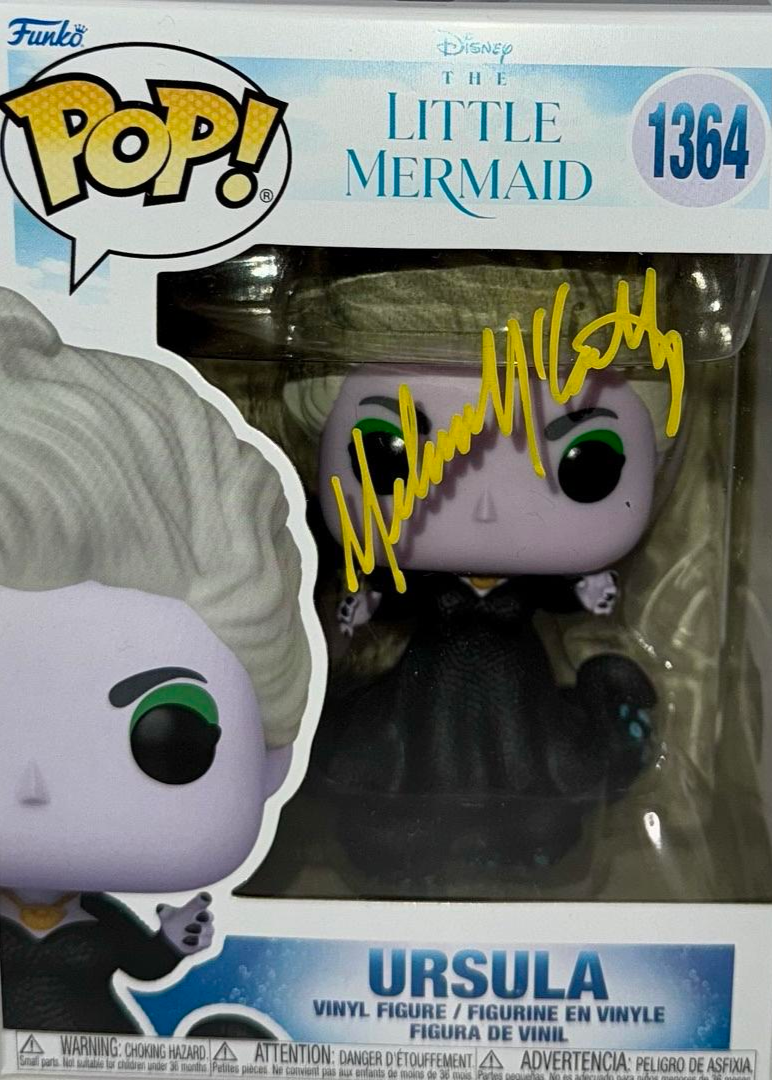 Melissa McCarthy Signed Pop #1364 "Ursula" (The Little Mermaid) - Funko Beckett COA
